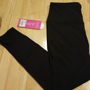 Yogalicious High Rise NudeTech Black Leggings Medium